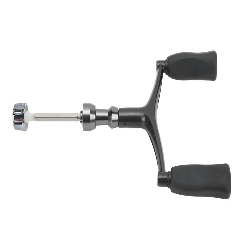 Fishing Reel Double Rocker Arm Handle Grip Four Angel Alloy