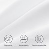 Bedsure Cushion Cover 40 x 80 cm Cotton White -