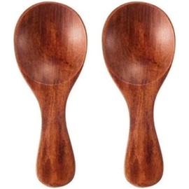 Wooden Spoons Set, Mini Seasoning, Sugar, Salt, Honey, Jam, Coffee, Ice Cream, Mustard, Tea Spoons, Cooking Utensils