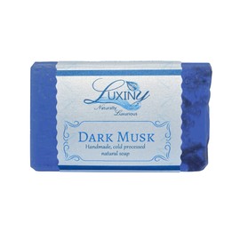 Luxiny Natural Soap Bar, Handmade Body Soap and Bath Soap Bar is a Palm Oil Free Moisturizing Vegan Castile Soap with Fragrance Oils for All Skin Types (Dark Musk- 3 pack)