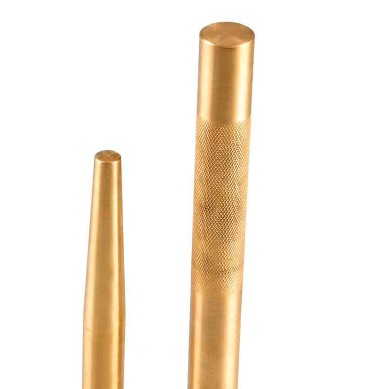 EVRBUL Brass Drift Pin Punch Set Hand Tool Punches 3/8in