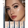 Eyebrow Pencils Kit, 12Pcs Dual-End Blonde Retractable Brow Pencil with