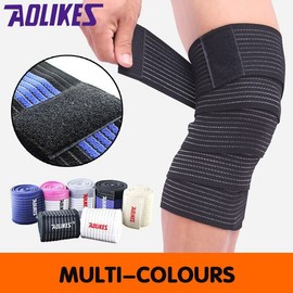 AIMALL Sports Gym Bandage Gym Straps Wrap Compression Strap Wrist Knee Leg Ankle Elbow Band 180CM for Weightlifting, Bodybuilding, Powerlifting, Strength Training