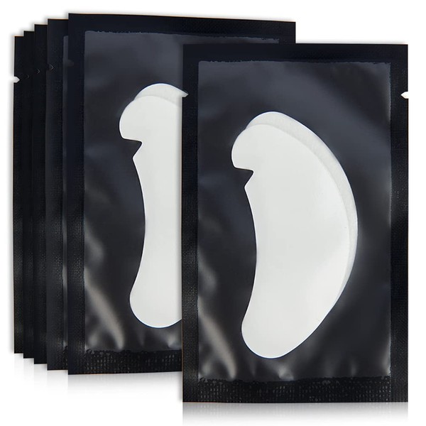 Lunamoon 100 Pairs of Eye Pads, Eyelash Extension Pads, Eyelash
