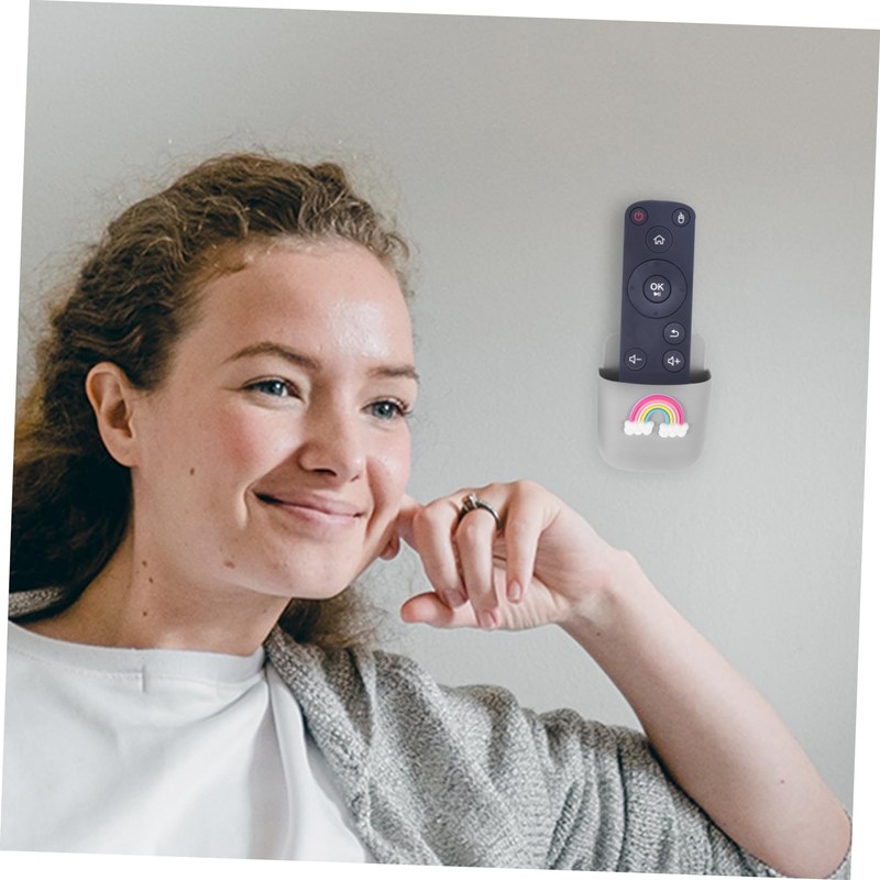 LALAFINA Stylish 6pcs Wall Pen Holder Wall Remote Holder Keep