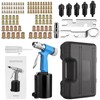 AUTOUTLET Heavy Duty Pneumatic Rivet Nut Gun with 100PCS Rivet