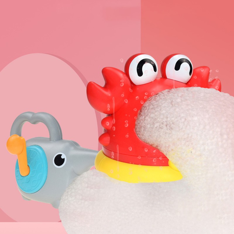 Kids Bubble Maker Toy Cute Animal Shaped Double Play Modes