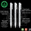 MARTCOLOR White Gel Pens, 1.0mm Fine Point Opaque Archival Ink