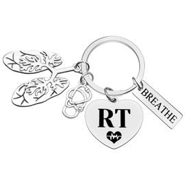 Xiahuyu Respiratory Therapist Gifts RT Respiratory Therapist Keychain Respiratory Therapist Graduation Gift RT Student Gift Radiology Tech Gift Respiratory Therapist Appreciation Gifts