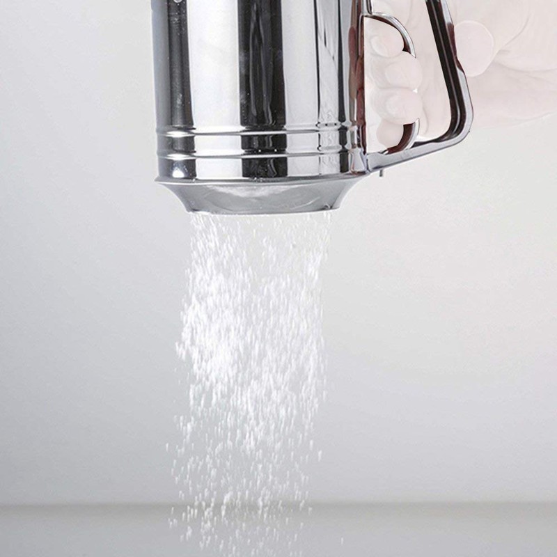 Kai Kai House Select DL6418 Stainless Steel Powder Sifter, Double
