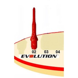 good-darts Original Evolution Points, Evo Dart Tips, Pack of 100, red