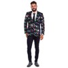 Tipsy Elves Sequin String of Lights Blazer with Tie, 36