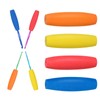 4 PCS Crochet Hook Grips, Multi Color Ergonomic Crochet Hook