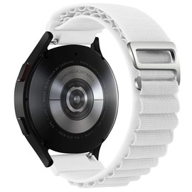 FYISWHO Breathable Nylon Replacement Strap for Polar Ignite 3 / Ignite 2 / Ignite, 20 mm Sports Wristbands Watch Strap for Polar Unite/Pacer (White)