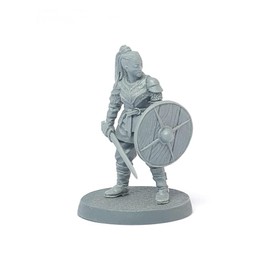 Brother Vinni Shield Maiden Wargame Miniature SAGA 28 mm, Resin