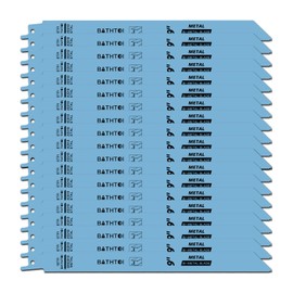 20 Pack 9 Inch 18 Tpi Reciprocating Saw Blades with 8% Cobalt for Longer Life and Faster Cutting Speed, Bi-Metal Sawzall Blades for Sheet Metal, Metal Pipes, PVC Plastic, Profiles Cutting