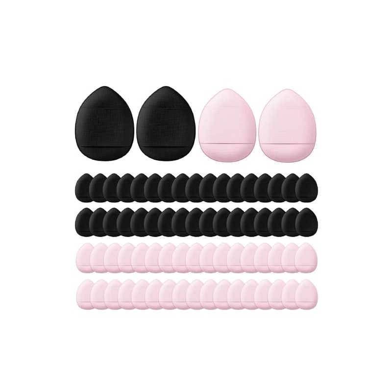 Gerrii 72 Pcs Finger Powder Puff Mini Makeup Sponge Soft