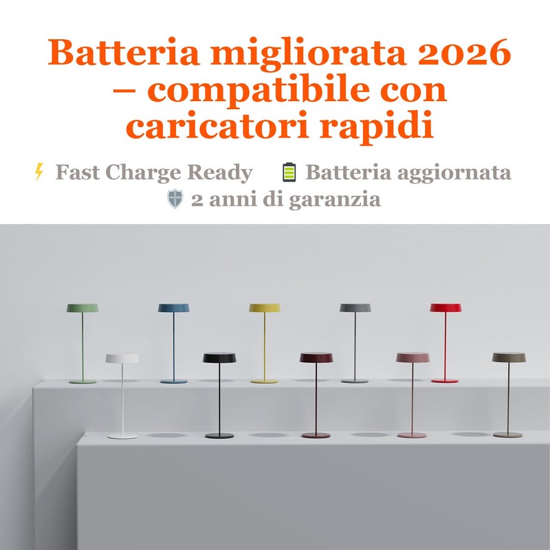 Palmina 901 LED Table Lamp Wireless with Touch, Dimmable, Aluminium