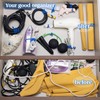 8PCS 12-Inch Silicone Cable Ties, Bendable Rubber Twist Ties, Reusable