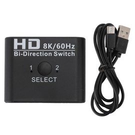 HD Multimedia Interface Switch 8K 60HZ 1 in 2 Out 2 in 1 Out Bidirectional HD Multimedia Interface Splitter