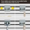 Orimade Adjustable Anti-Slip Hanging Shower Caddy Over Shower Head,Rustproof Bathroom