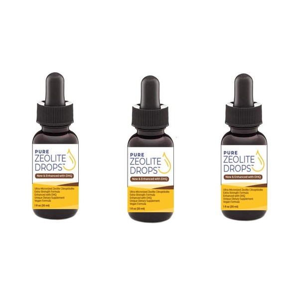 Pure Zeolite Drops Pure Zeolite Drops 3 Pack Fulvic and