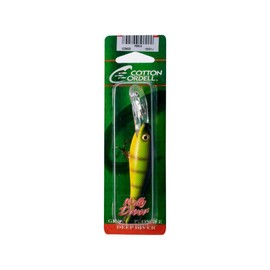 Cotton Cordell Wally Diver Walleye Crankbait Fishing Lure, Accessories for Freshwater Fishing, 3 1/8", 1/2 oz, Perch