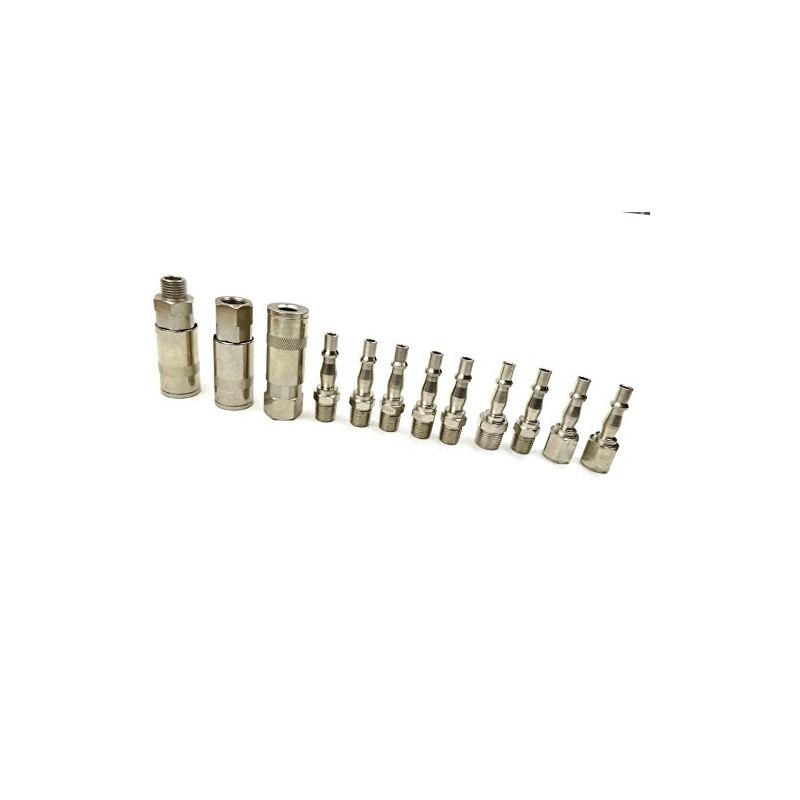 Neilsen CT2887 Quick Connection Couplings and Fittings 12Pcs Set