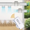 Nalle 4 Inch Inline Duct Fan Radon Fan with Remote