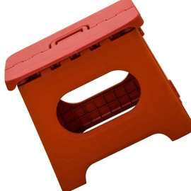CFTGIW Folding Step Stool Portable Stron Saving Plastic Footstool for Adults and Kids Vintage Red is a of Tasks for and Whether for High Shelf or Th Step StoolFolding Step StoolPortable