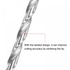 sourcing map 6542 High Speed Steel Straight Shank Twist Extra