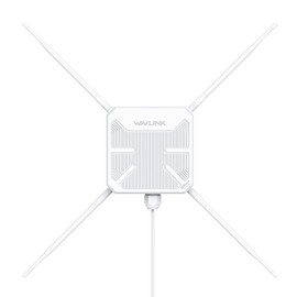 WAVLINK WiFi 5 Outdoor Wireless Access Point, 2025 AC1200 Long Range Dual-Band Wi-Fi Extender with 4x7dBi Omni Antennas, PoE, Gigabit Port, Supports AP/Repeater/Mesh Modes for Courtyard, Fish Finder