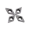 Qiilu 10pcs CNC Inserts CNC Carbide Blades Carbide Carbide Rhombic