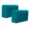 FUNOMOCYA Sofa Armrest Cover Set Stretch Fleece Armrest Covers Couch