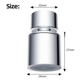 Aireador Fregadero Grifo Cabezal Boquilla Giratorio 360°