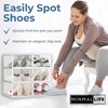 Minmallife Crystal Clear Container - 6 Pack Shoe Boxes Clear