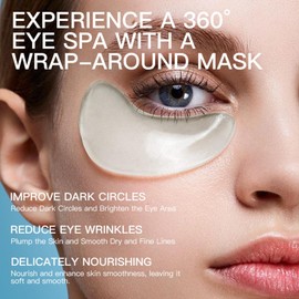 Eye Pads Against Dark Circles, Dark Circles Removal, Anti-Ageing Eye Mask with Snail Slime, Eye Pads Against Eye Bags, Wrinkles, Puffiness, Puffiness, Swelling, Under Eye Patches (Hyaluronic Acid)