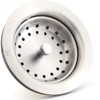 KONE 3-1/2 Inch Kitchen Sink Drain Assembly with Strainer Basket/Drain