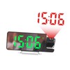 Fonowx Projection Alarm Clock NightStand Date with Rotatable Projector Digital