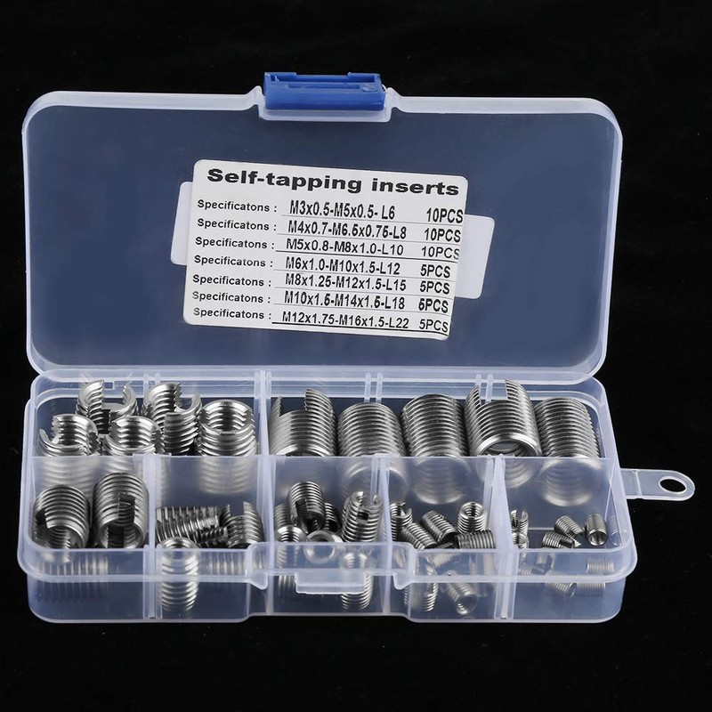 Screw Insert Set, 50 Piece Screw Insert, High Hardness Repair