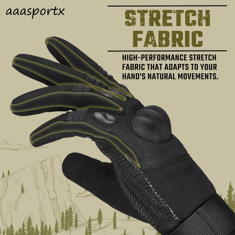 aaasportx Tactical Gloves, Motorcycle Gloves, Military Tactical Gloves, Ankle Protector