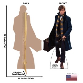 Advanced Graphics Newt Scamander Life Size Cardboard Cutout Standup - Fantastic Beasts and Where to Find Them (2016 Film)