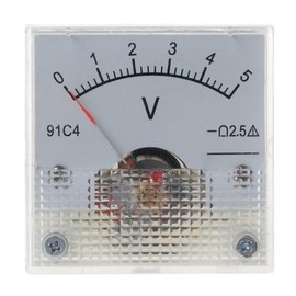 호환 DC 스퀘어 아날로그 볼트 포인터 바늘 패널 미터용 10가지 유형의 전압계 [03 0-3v] Compatible DC Square Analog Volt Meter Pointer Needle Panel Meter for 10 Types of Voltmeter [03 0-3V]
