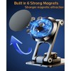 JYFKINN Magnetic Phone Holder for Car Alloy Folding Magnetic Car