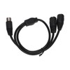 DIN 5 Pin Male to 2 DIN 5 Pin Female