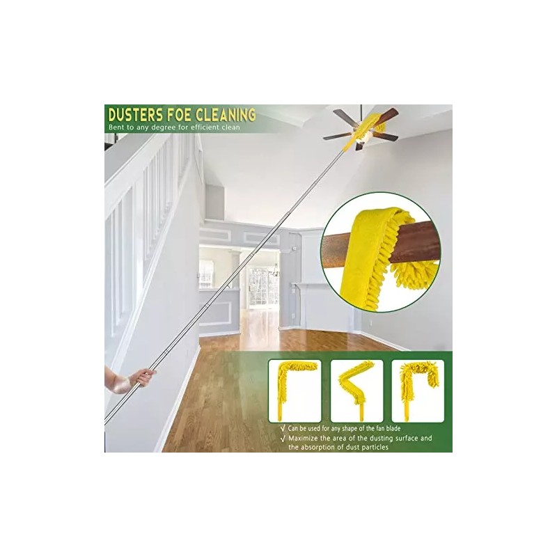 Newliton Kit De Plumero De 17 Pies De Alto Alcance