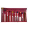 Solfeggio Tuning Forks Set of 9 Forks with Activator and
