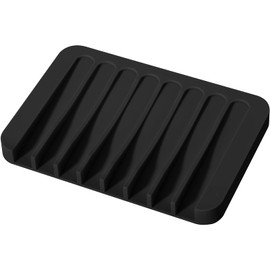 Urbanstrive Soap Dish Shower Waterfall Soap Tray Holder for Bathroom, Kitchen, Counter Top, Flexible Silicone, Keep Soap Bars Dry, Easy Cleaning - Yellow