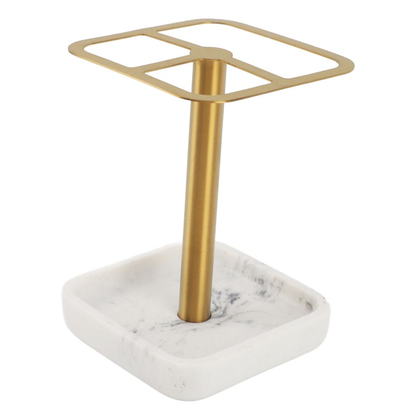 Toothbrush Holder Rustproof 304 Stainless Steel Toothpaste Storage Stand 3