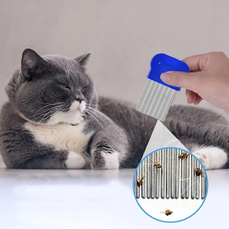 Lxtness Lice Comb, 4 Pieces Lice Combs, Flea Comb, Nit